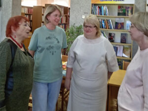 Встреча с дочерьми поэтэссы Альбины Самусевич, Натальей и Ольгой