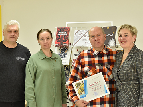 Творческая встреча с Игорем Петровичем Калацким «Ажурный код Слутчины»