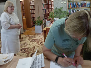 Встреча с дочерьми поэтэссы Альбины Самусевич, Натальей и Ольгой