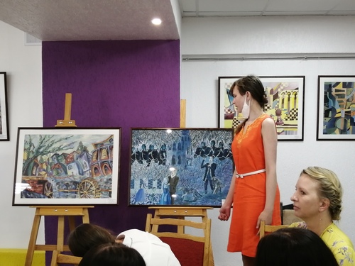 Экспозиция дипломных работ учащихся Слуцкой детской художественной школы искусств – выпуск 2021 