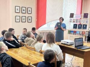 Библиотечное занятие «А ларчик просто открывался: выбор книг, информационные запросы»