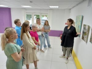 Открытие выставки Слуцких художников "Диалоги"