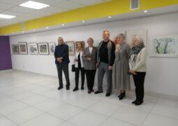 Открытие выставки «Акварель художников Слутчины»